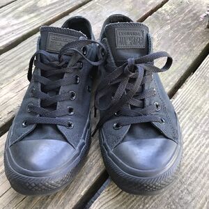 Converse Chuck Taylor Triple Black Low Top Men's 8 Women 10 M5039 Cons All Star